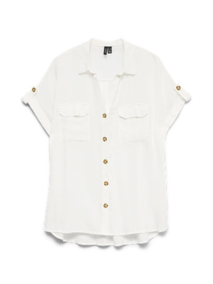 VERO MODA - VMBUMPY SS SHIRT WVN GA NOOS