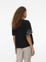 VERO MODA - VMBRIDGET 2/4 V-NECK TOP WVN B