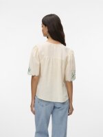 VERO MODA - VMBRIDGET 2/4 V-NECK TOP WVN B