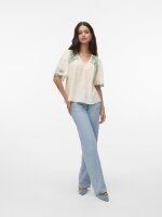 VERO MODA - VMBRIDGET 2/4 V-NECK TOP WVN B