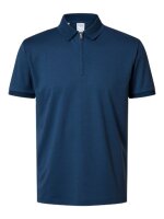 SELECTED - SLHFAVE ZIP SS POLO NOOS