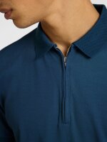 SELECTED - SLHFAVE ZIP SS POLO NOOS